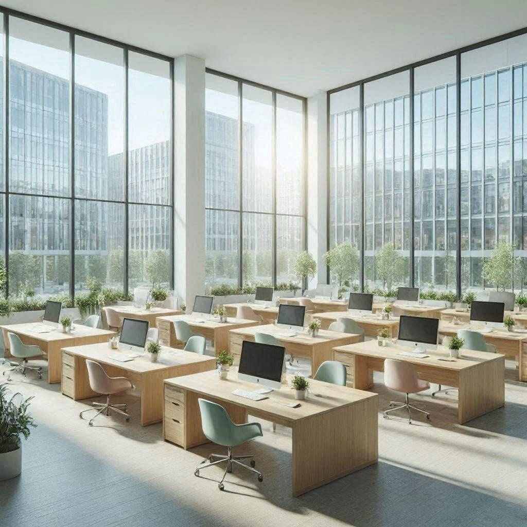 广告策划公司怎样用现场反馈修正客户集中到访期间的写字楼办公办公区环保材料