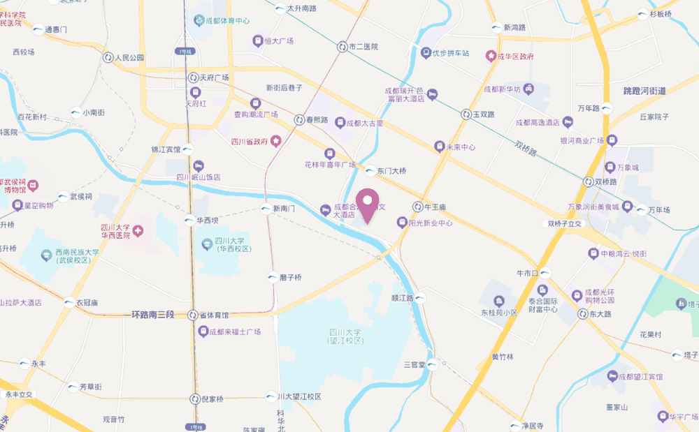 香格里拉中心位置地图